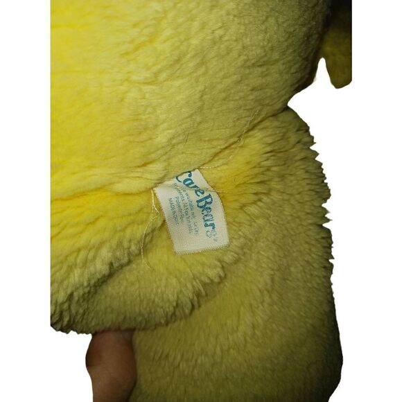 2002 CARE BEAR  FUNSHINE Yellow Sunshine Jumbo Plush 27" Bear - Picture 5 of 7